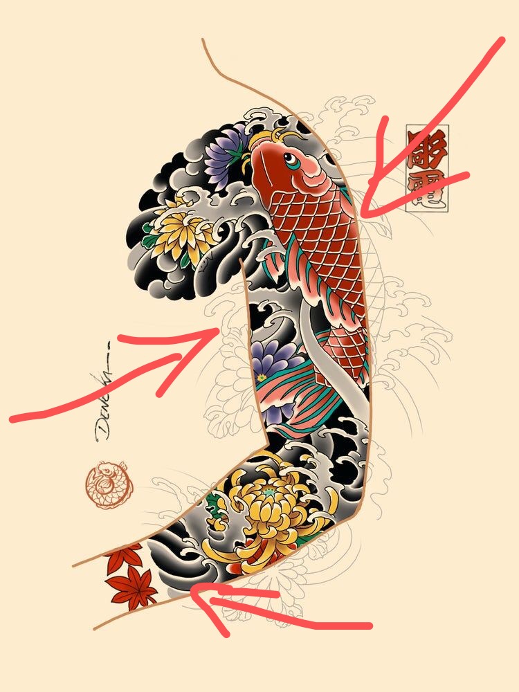 半甲纹身加花臂特价999